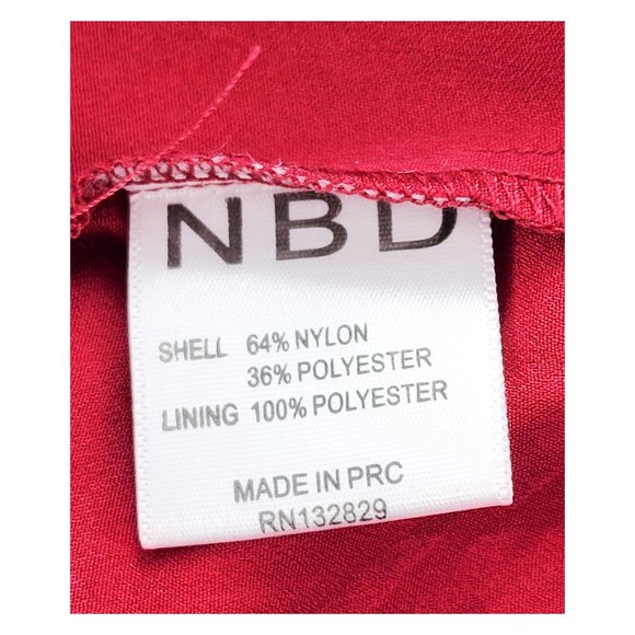 NBD Only One Lace Mini Dress in Merlot Sz XS - Picture 5 of 5